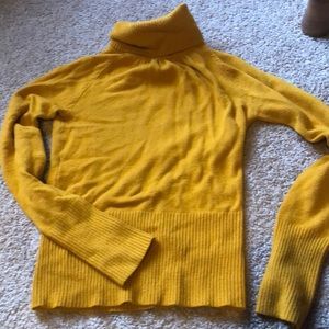 Mustard Yellow turtleneck sweater